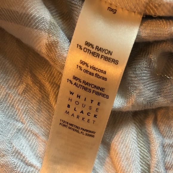 White House Black Market blouse. Size 6 - Picture 7 of 7